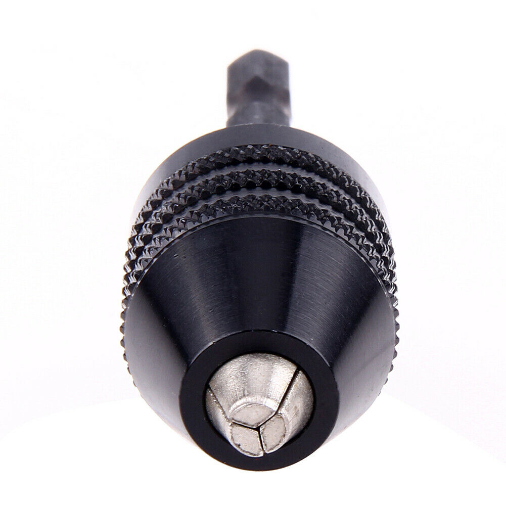 0.6-8mm Keyless Drill Chuck Screwdriver Impact Driver Adaptor Hex Drill @