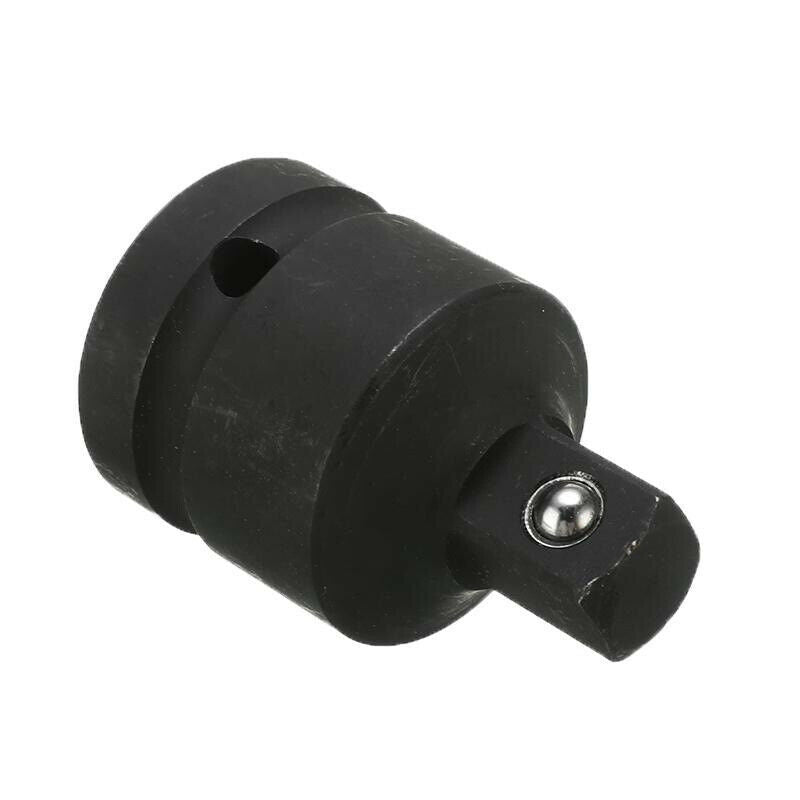 Wrench Adapter Converter Black Pneumatic Sleeve Reducer Tool 3/4 Turn 1/2 Head