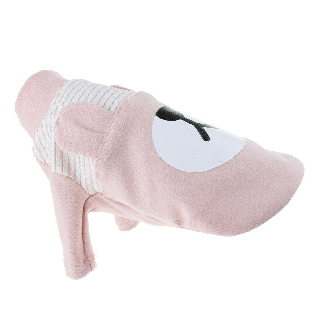 Dog Winter Coat Warm Vest Clothes Apparel for Small Medium Dog Cat pink
