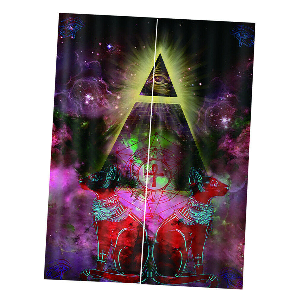 Waterproof Creative Illusion Curtains for Kids Room Decoration 170x200cm