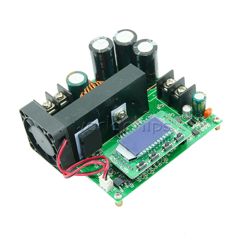 DC 900W 0~15A 8V~60V CC CV LCD Display CNC Boost Step up Power Converter Module
