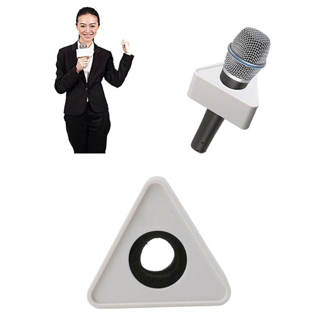 Triangular Durable Plastic Square Mic + Microphone