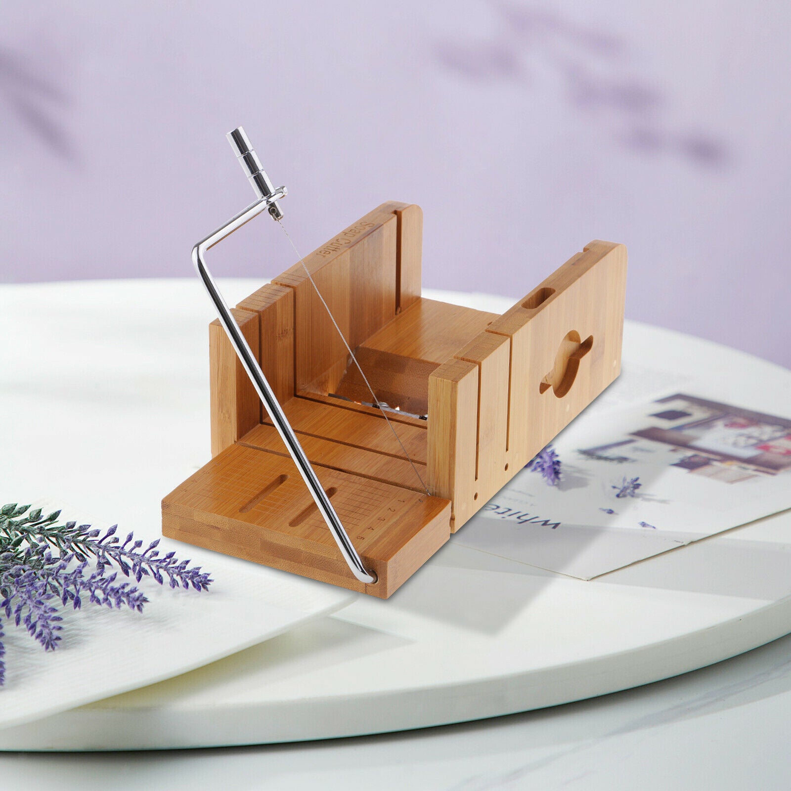 Wooden Soap Cutter Soap Beveler Handmade Soap Making Tool with Beveler