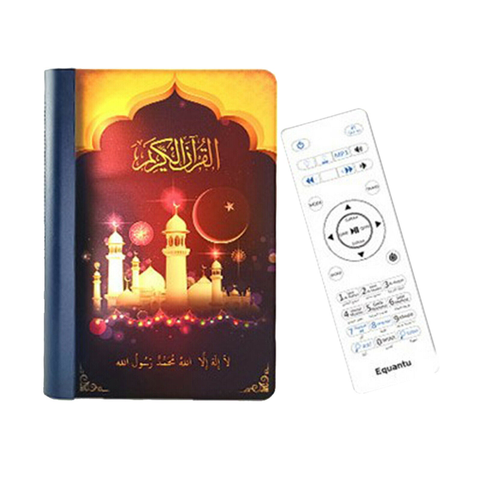 Portable Bluetooth Quran Reader MP3 Player LED Lamp 14 Languages Islam Gift