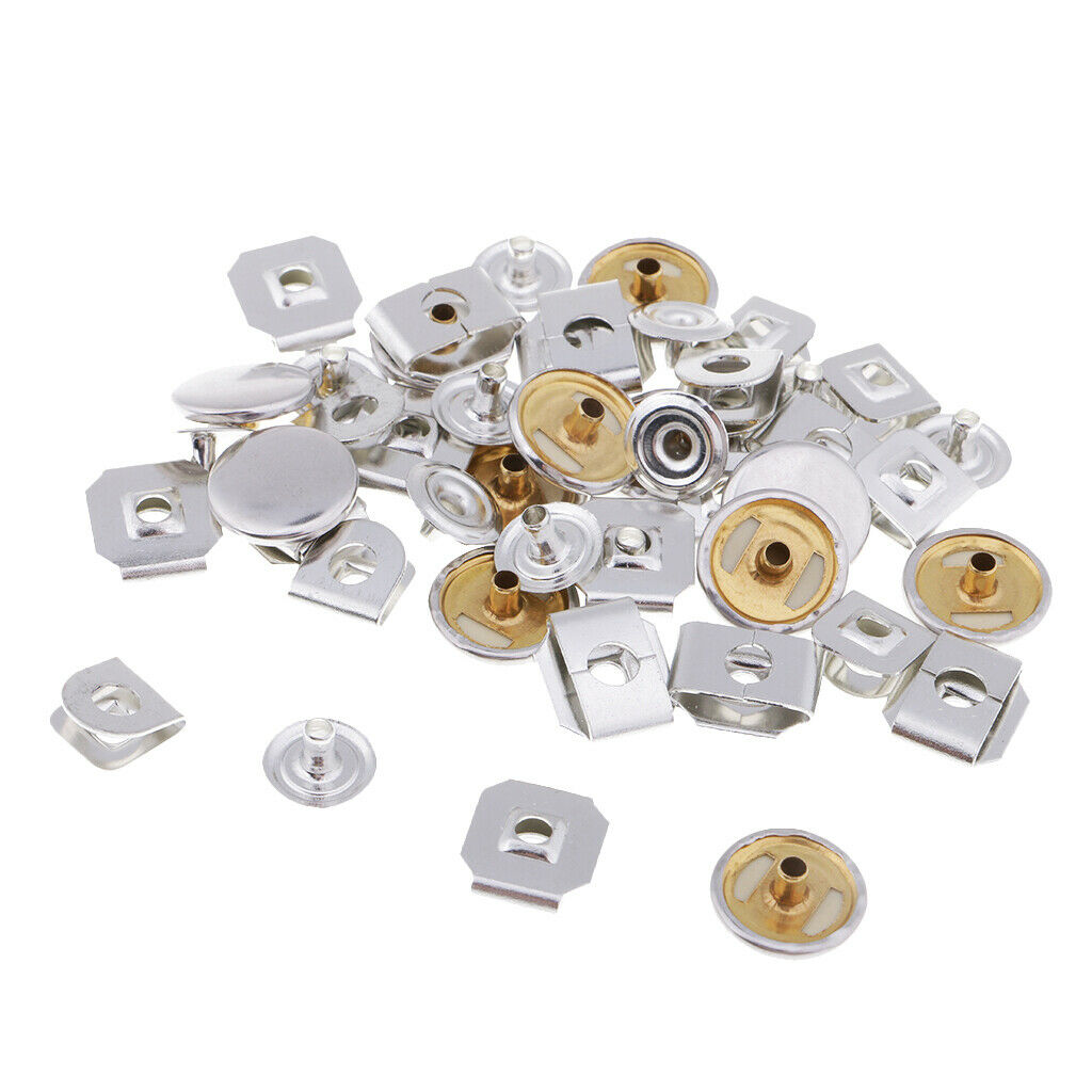 12 Sets Metal Hook & Bar Closure Fasteners for Trousers Skirts DIY Sewing