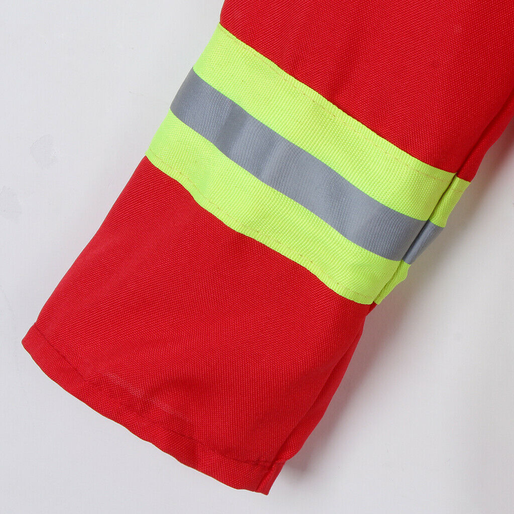 3pcs/Set Festival Party Kids Fireman Firefighter Suit Costumes Halloween XL