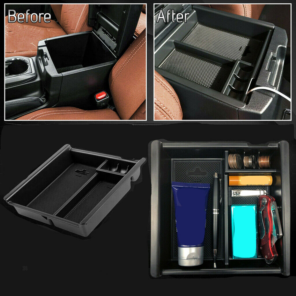 for  Tacoma 16 ~ 18 Center Console Armrest Organizer Tray Storage Box