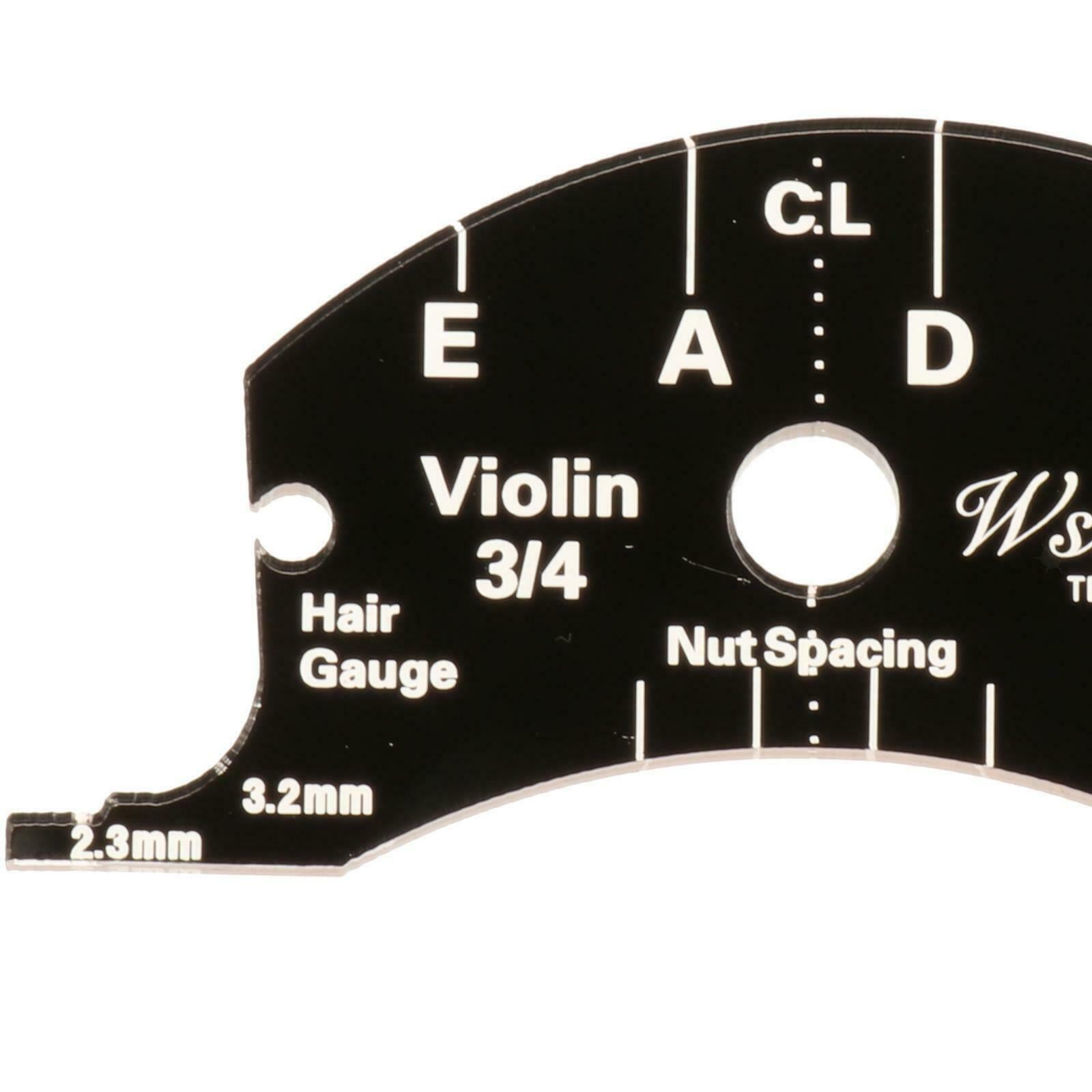 Violin Bridge Multifunction Fingerboard Mold Scraper Template Reference Leveling