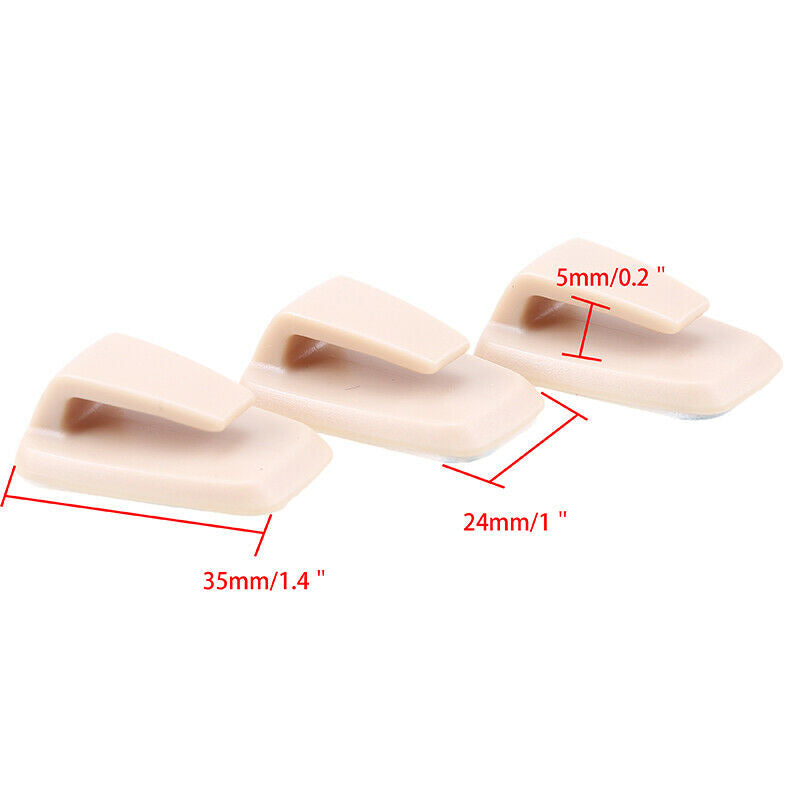 3Pcs Car Seat Headrest Hook Backseat Purse Hanger Bag Cloth Hanging Holder Set