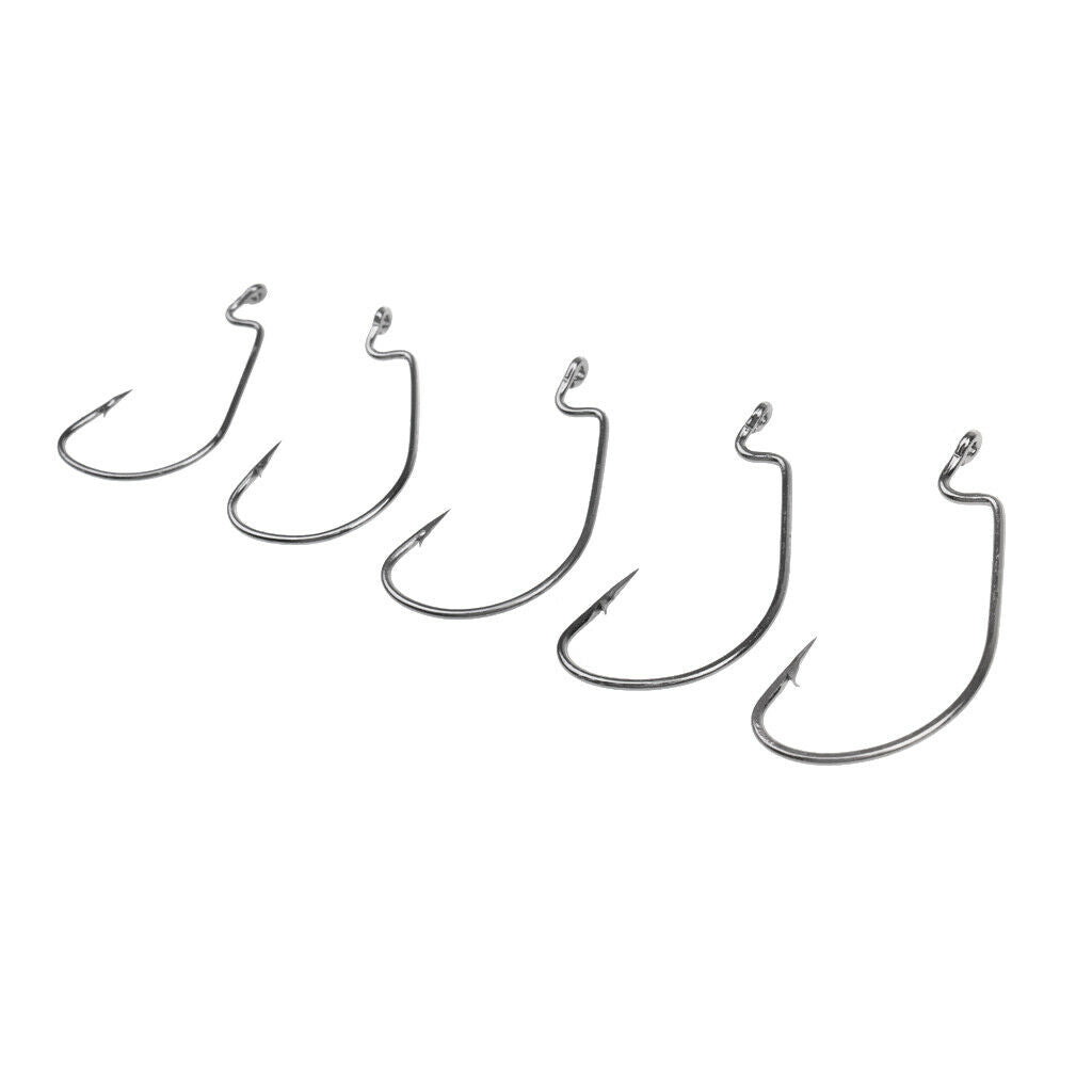 Pro Coated Carp Hooks Carbon Steel Barbed Fishing Hook Set
