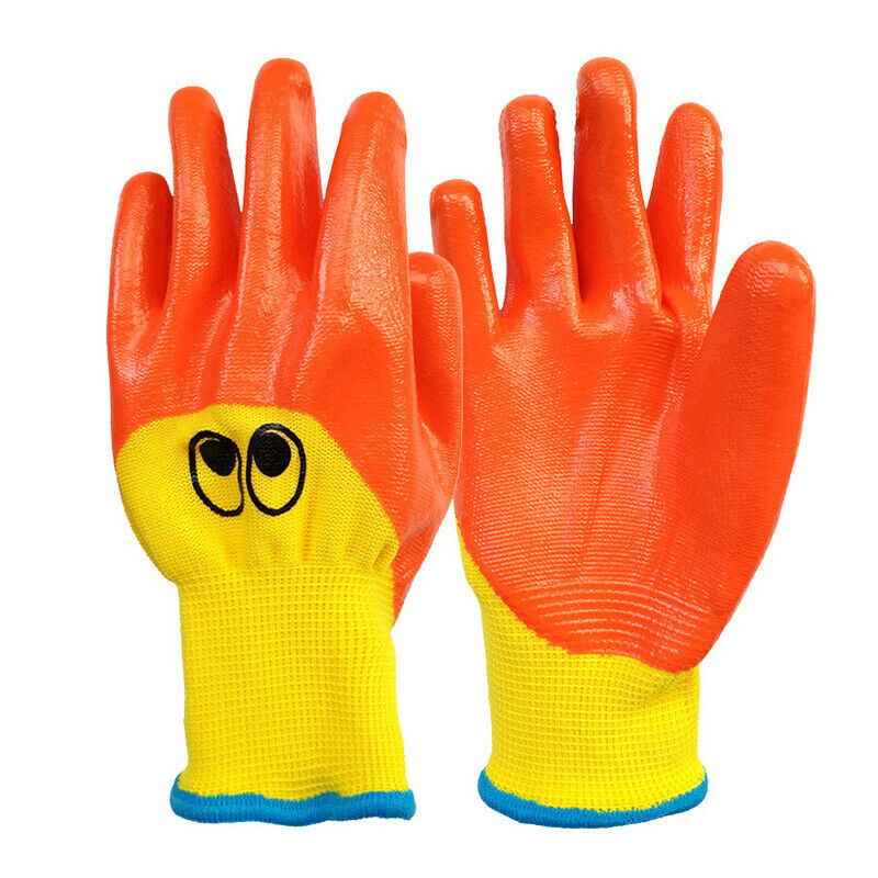 Kids Children Protective Gloves Durable Waterproof Garden Gloves Anti Bite Cut