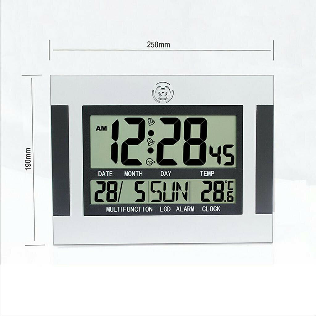 Digital Projection Alarm Clock Temperature Meter Weather Station LCD Display,
