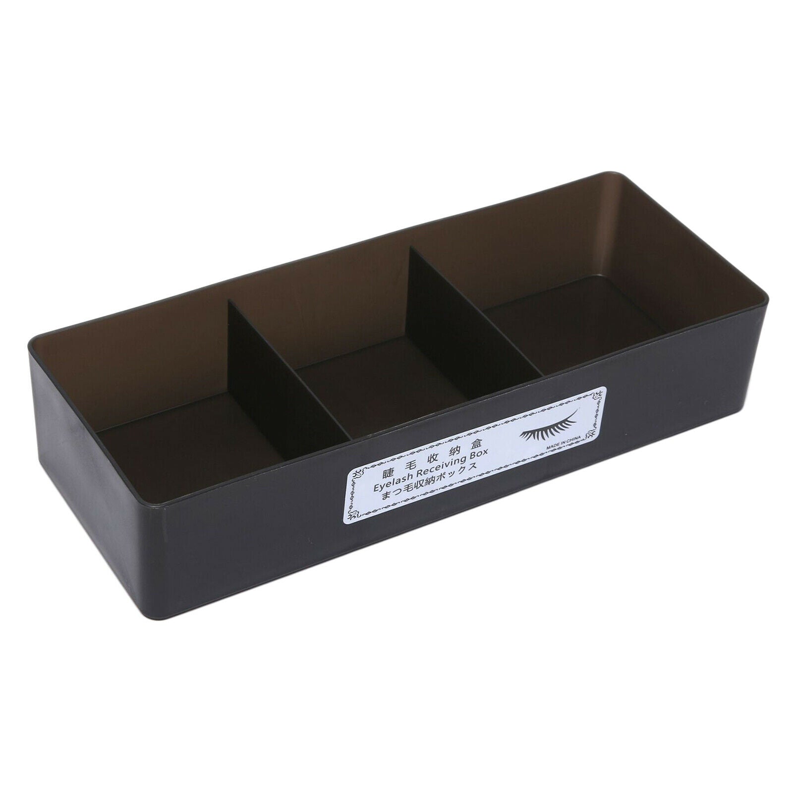 2X Eyelash Extension Tool Storage Box Container Holder for Grafting Black