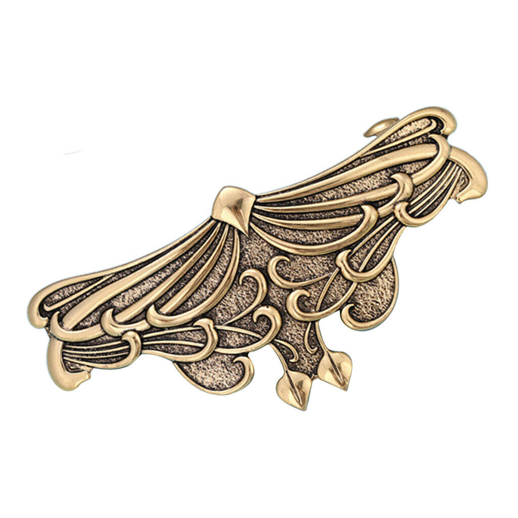 2 Pieces Viking Large Celtic Hairclip Clasp Golden Girl Flower Hair Barrette