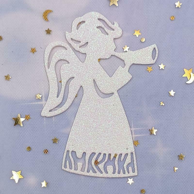 Trumpet Angel Metal Cutting Dies Stencil DIY Scrapbooking Album Paper Card Mold