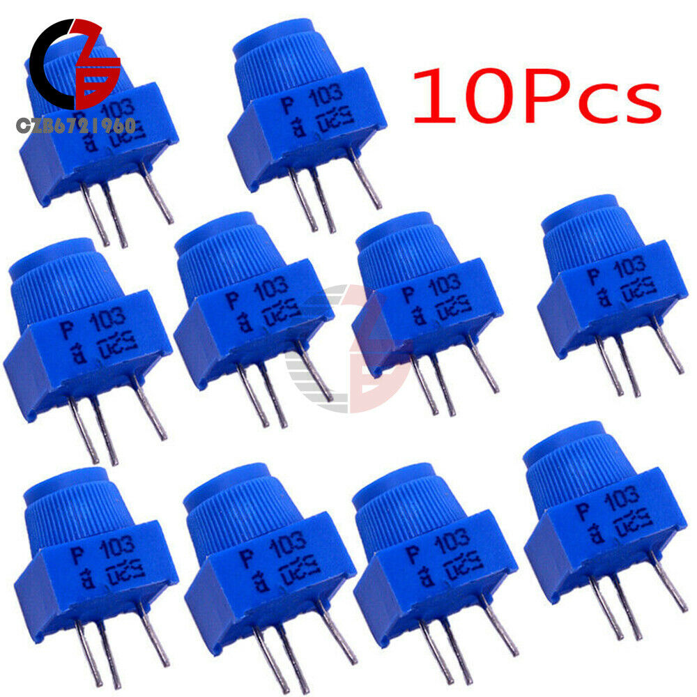 5PCS 3386P-1-103 Trimpot Potentiometer 10K Ohm with Knob High Precision Vertical