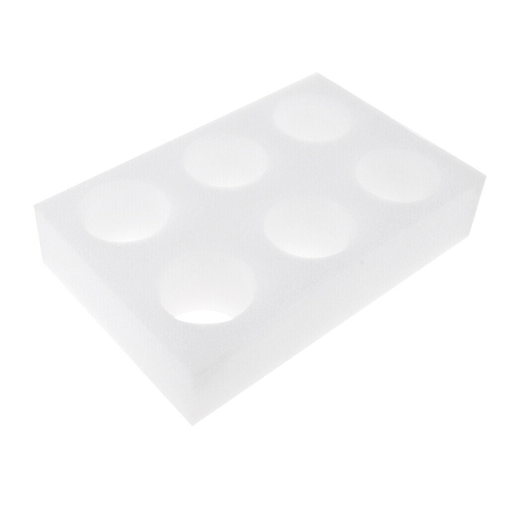 2X Water Cup Holder Tray for Coffee Cup Tea Mug Beer Can Support 7cm 6 Holes