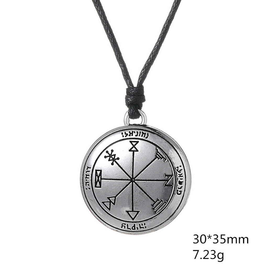 Exotic Talisman Viking Odin's Key of Solomon Seal Pendant Necklace Religion
