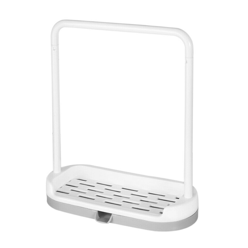 Shower Products Soap Tray Holder Towel Drain Rack Bathroom Tool Gray