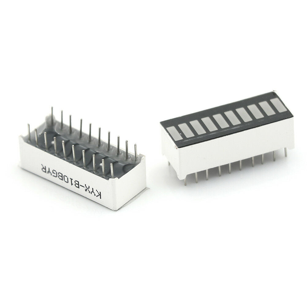 4Pcs/Lot 10 Segment Full Color LED Bargraph Light Display Module Ultra Bright WF