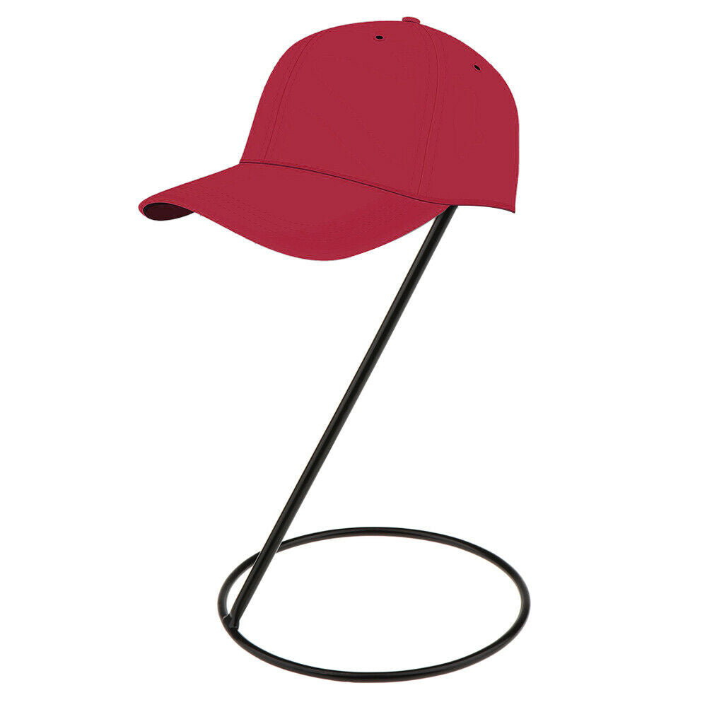 Hat Wigs Display Holder Baseball Sports Cap Storage Organizer Stand Black
