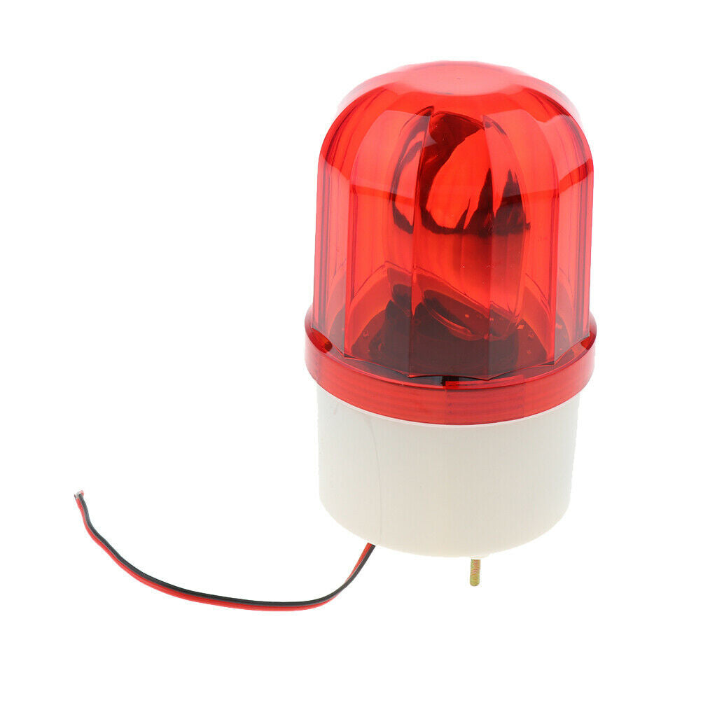 Rotating LED Alarm Lamp Light Emergency Flashing Signal Alarm Lamp Bulb Red