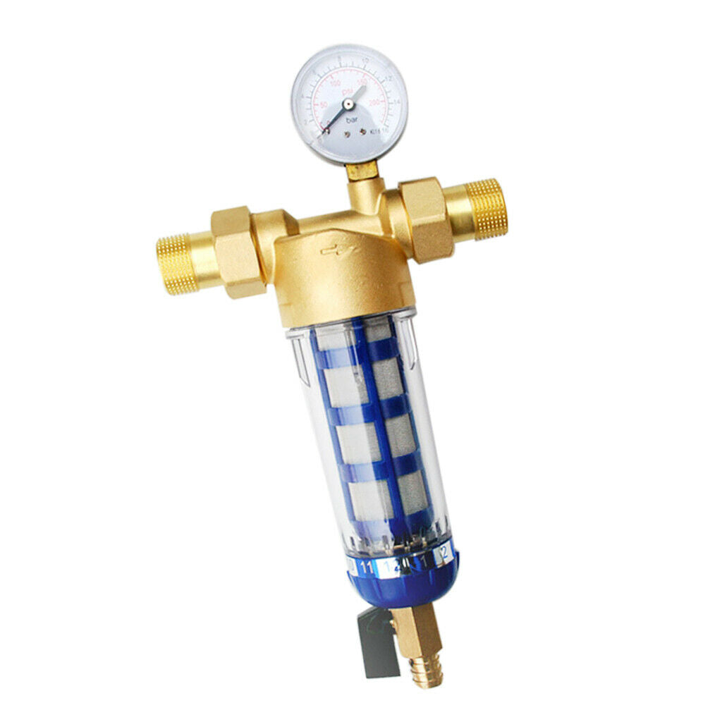 Home Water Pre-Filter System Spin Down Sediment Water Filter 0.5inch