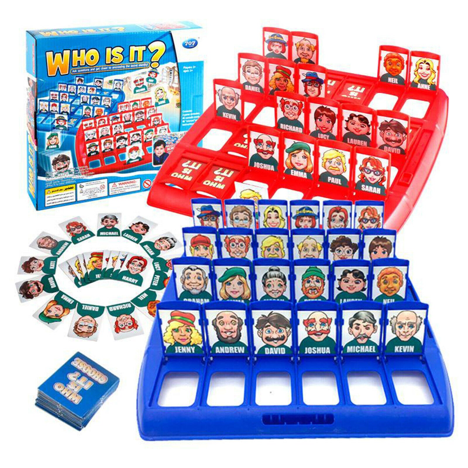 Fun Who Is It Board Game Guessing Games Kids Children Adults Family Party