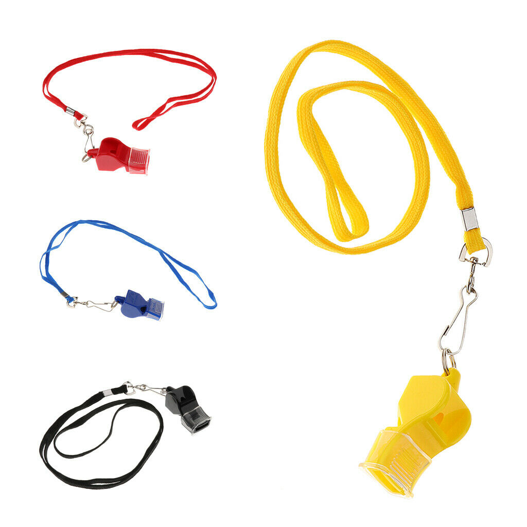 4 Pieces Soccer Basketball  REFEREE WHISTLE, Outdoor Survival Safety