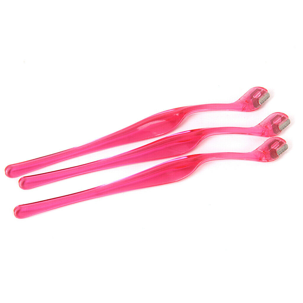 3pcs Mini Eyebrow Trimmer Safe Shaving Razors for Women Makeup Eye Brow Shapings