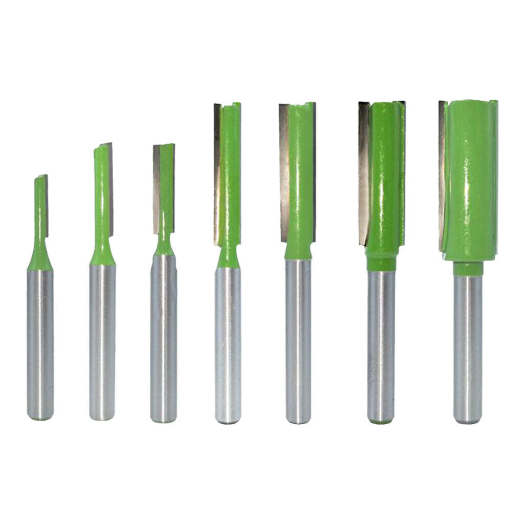 7Pcs 6mm Shank Carpenter Woodworking Router Bit Set Milling Cutter Tool