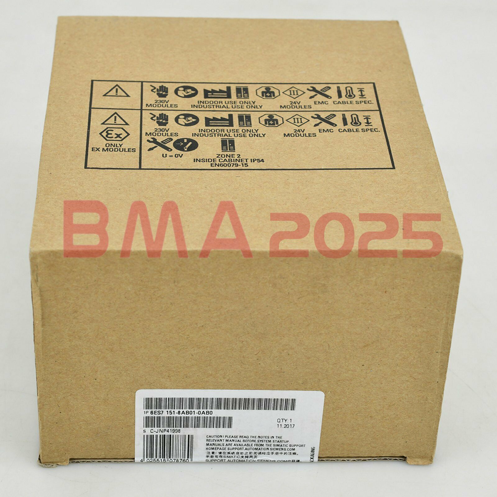 1PC New 6ES7 151-8AB01-0AB0 6ES7151-8AB01-0AB0 1year warranty DHL free Ship SM9T