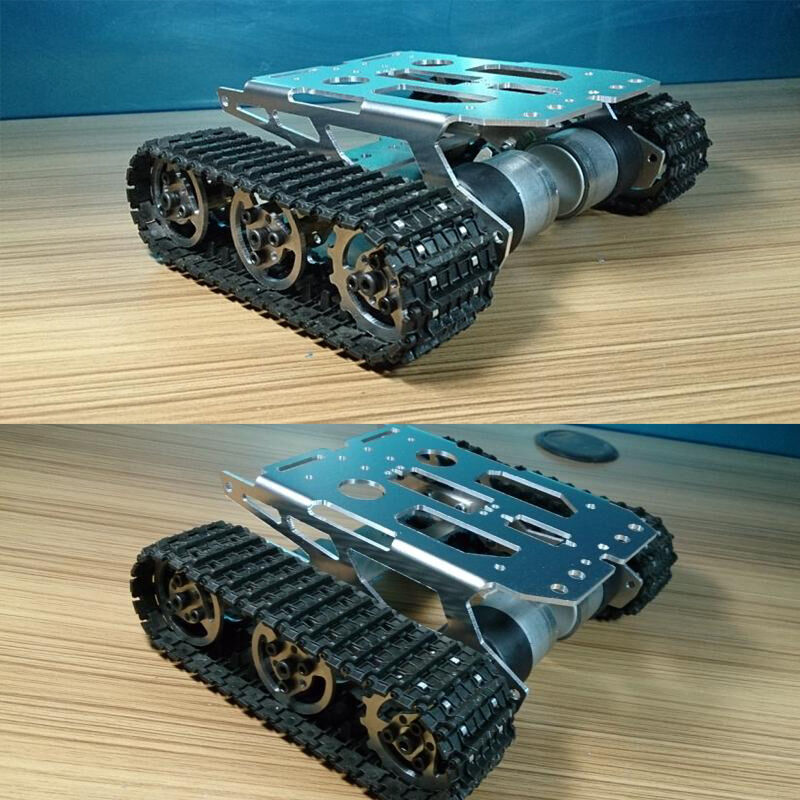 Educational Competition Metal Robot Tank Crawler Chassis For DIY Hobbyist