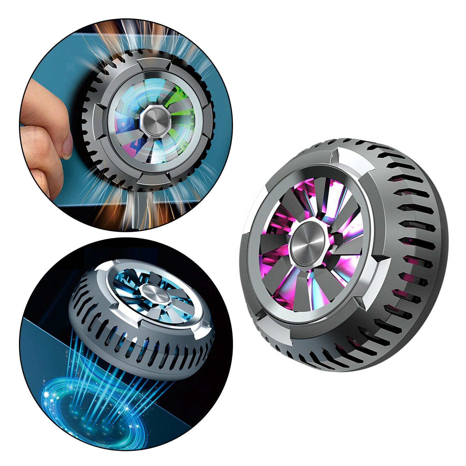 Mobile Phone USB Cooler 4.5 Inches and More Fast Cooling Portable for Gaming