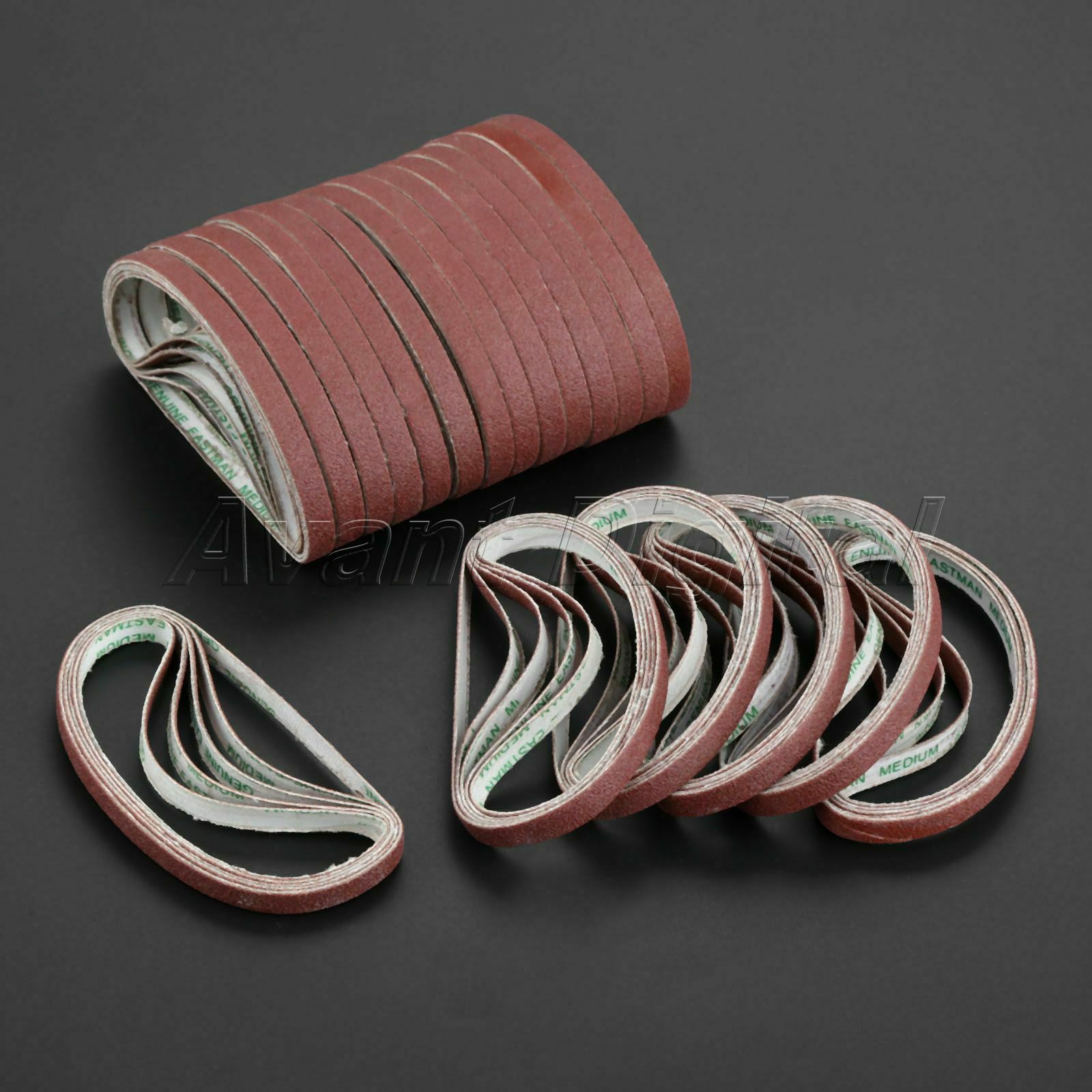 20pcs Abrasive Sharpening Belts for Eastman Cutting Machine 22cm Circumference