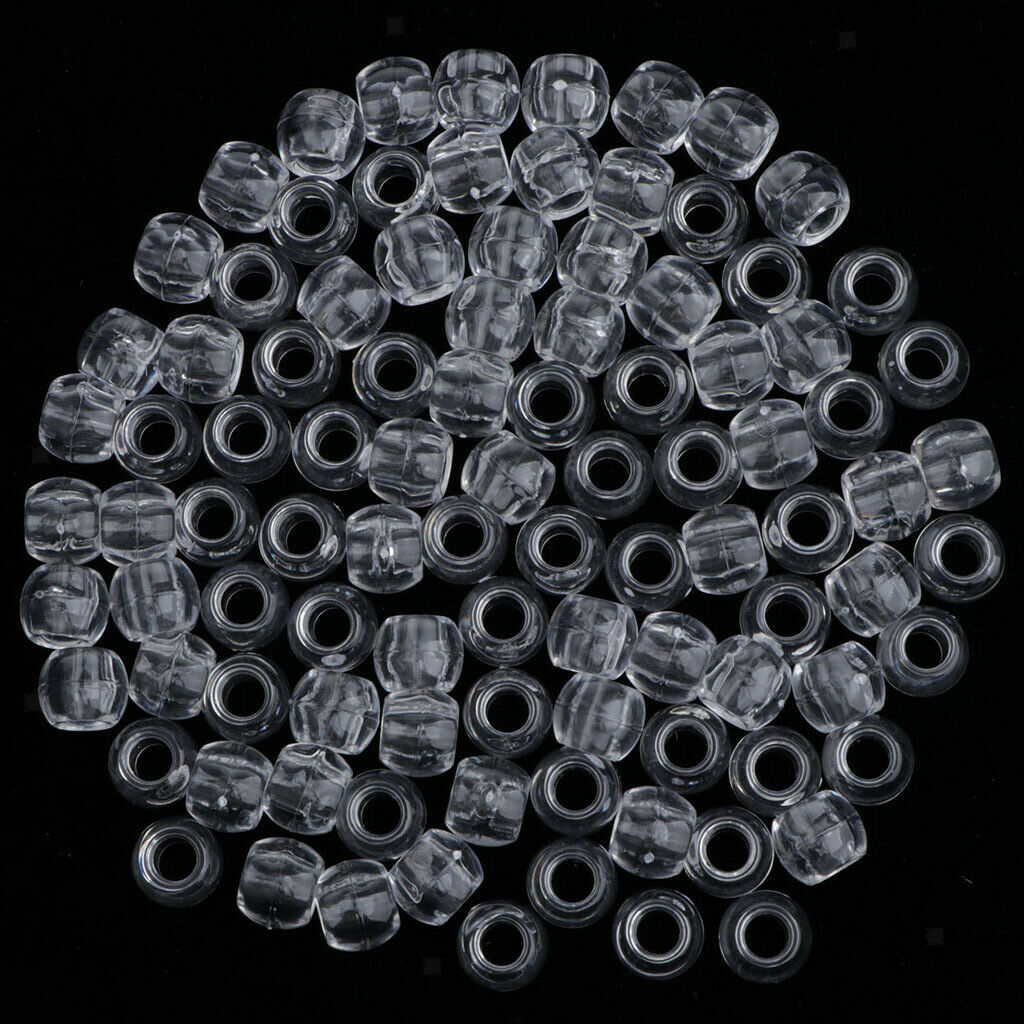 100pcs DIY Round Dreadlock Dread Beads Hair Rings Cuffs Coils Hair Accessory0