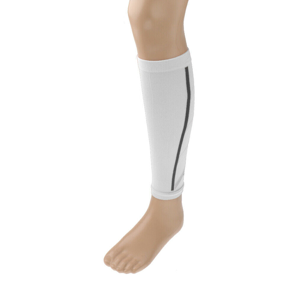 prettyia Unisex Running Compression Calf Sleeves Shin Splints Leg Warmer
