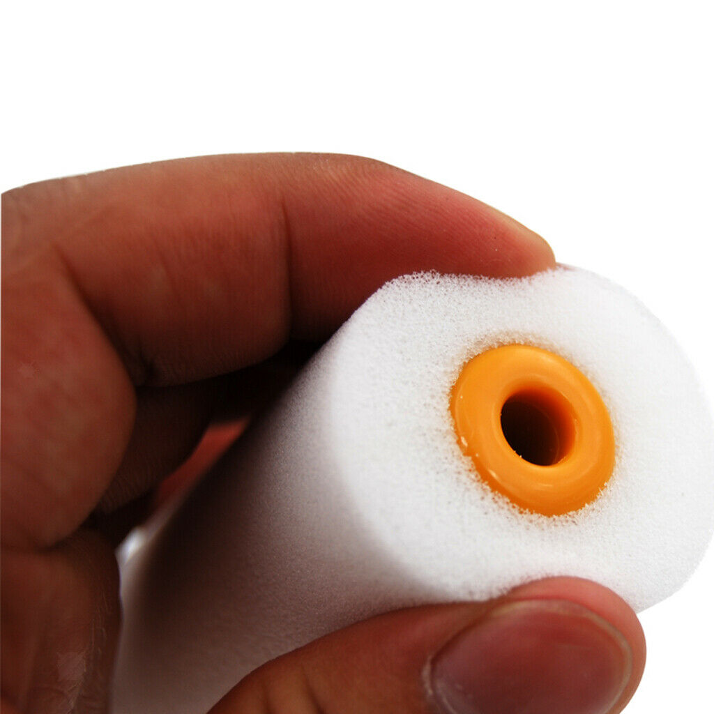 20PCS MINI FOAM PAINT ROLLER SLEEVES PAINTING DECORATING 4" SPONGE ROLLERS