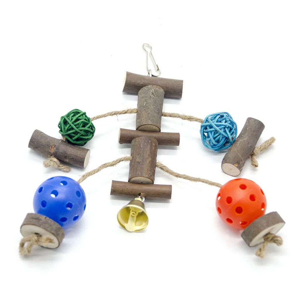 7x Parrots Chew Toys Birds Climbing Stand Toys For Medium Birds Parrot