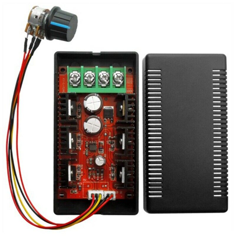 12V 24V 48V 200HZ 2000W MAX 10-50V 40A DC Motor Speed Control PWM HHO RC ContrX2