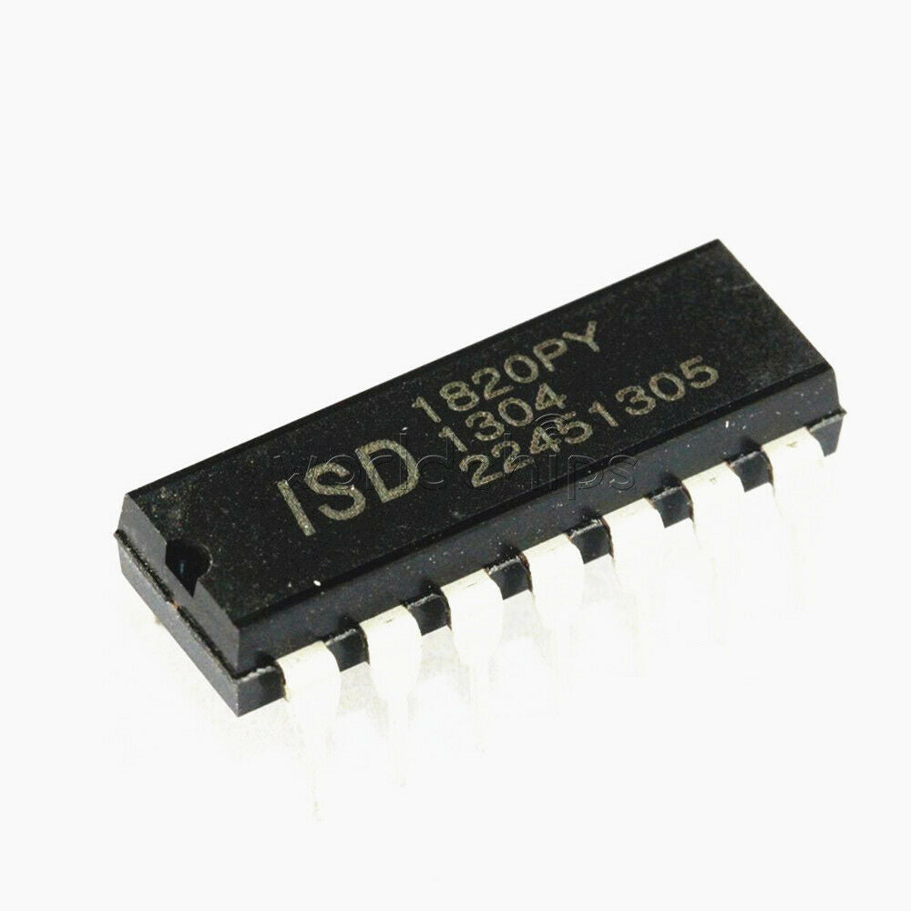 10x ISD1820 ISD1820P ISD1820PY Chip 8-20s IC DIP-14 DIP14 Black