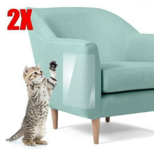 2Pcs Pet Cat Scratch Guard Mat Cat Scratching Post Home Sofa Furniture Protector