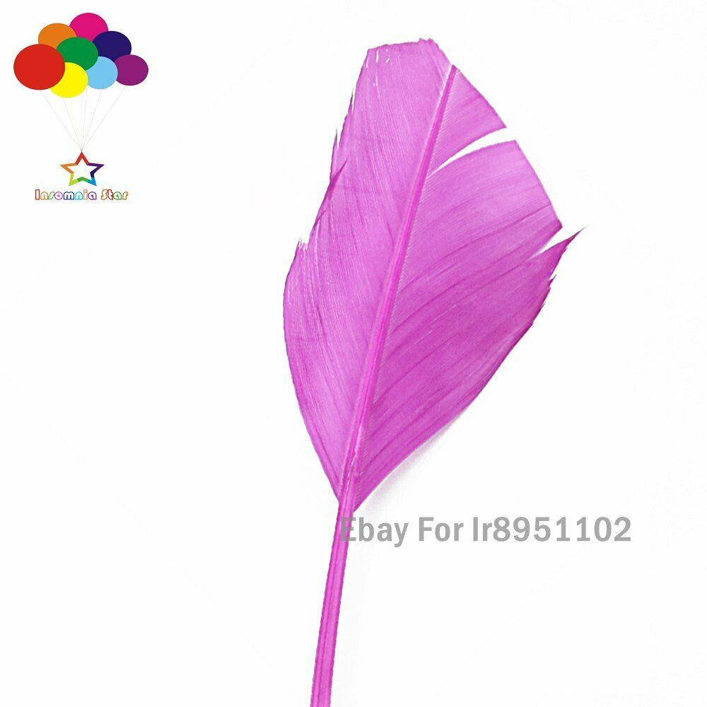 Fuchsia 100pcs 28-35cm turkey wing feathers 11-14inch Plume Carnival decoration
