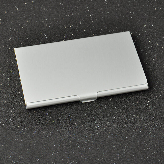 US Stainless Steel Business ID Credit Card Wallet Holder Metal Pocket Case Box ~