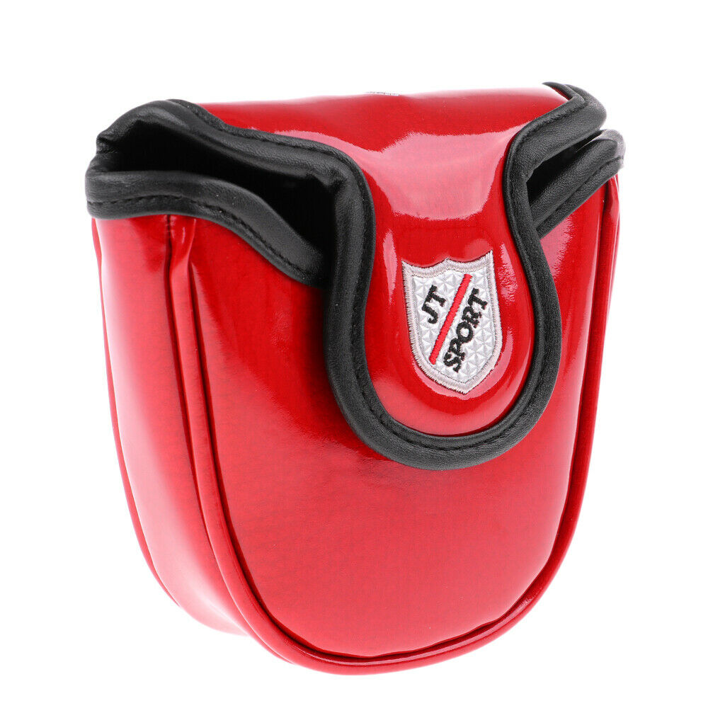 2Pieces Mallet Putter Headcover Magnetic, Universal Golf Putter Cover