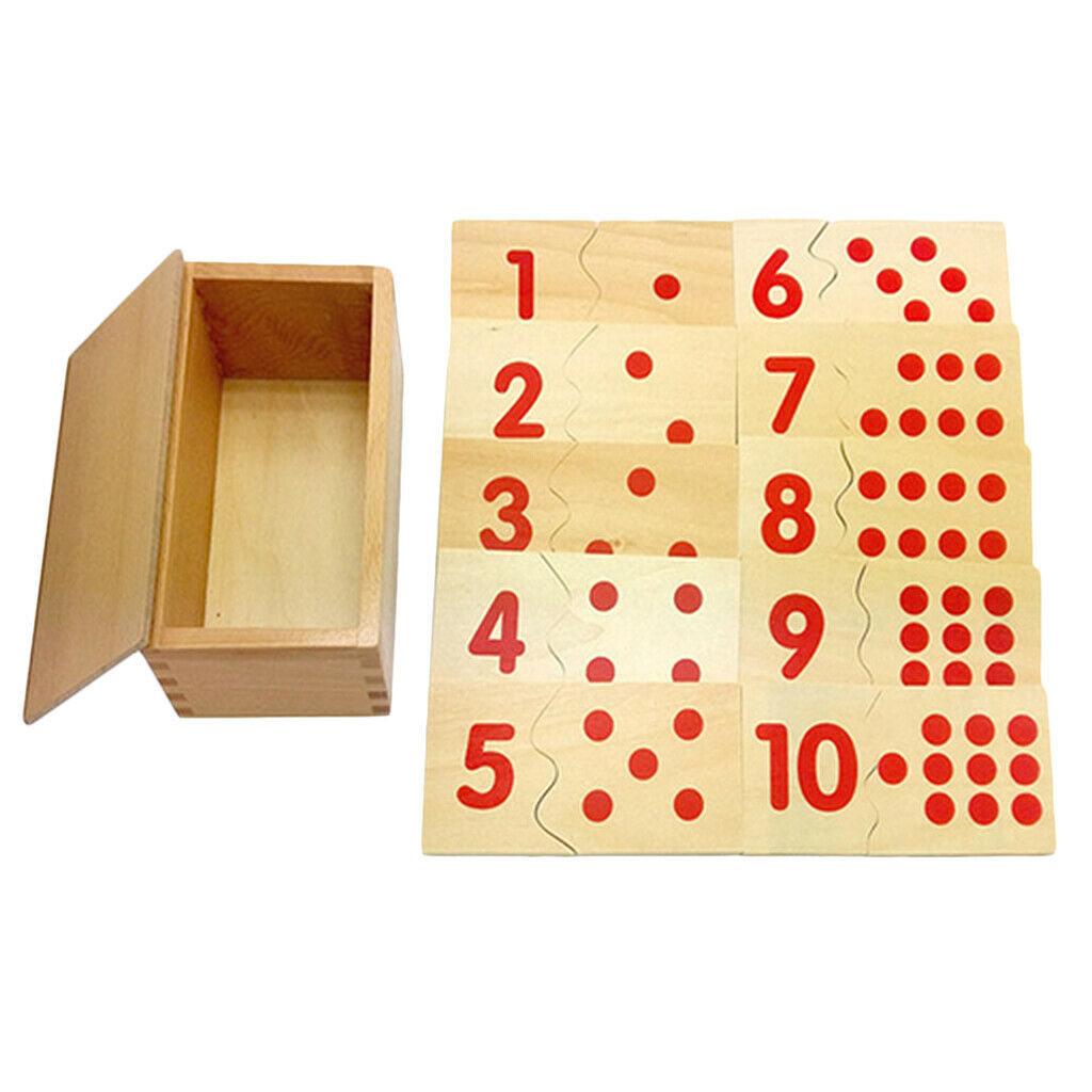 Kids Wooden Montessori Educational Mathematics Family Set Teaching Material