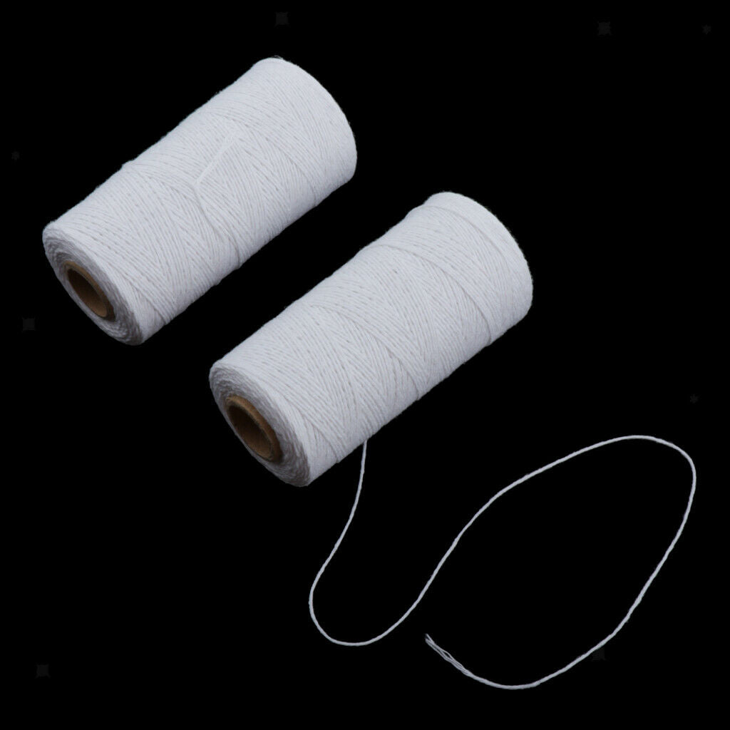 2Set 100% Cotton Soft Loom Warp Thread Warp Yarn Perfect Weaving Tapestry