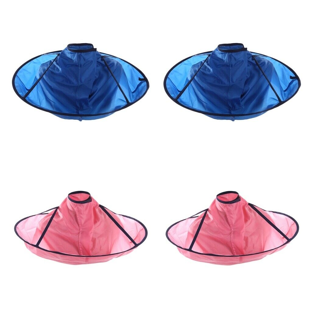 4pcs Hair Cutting Cape Hair Catcher Hairdressing Umbrella Cloak Salon Barber
