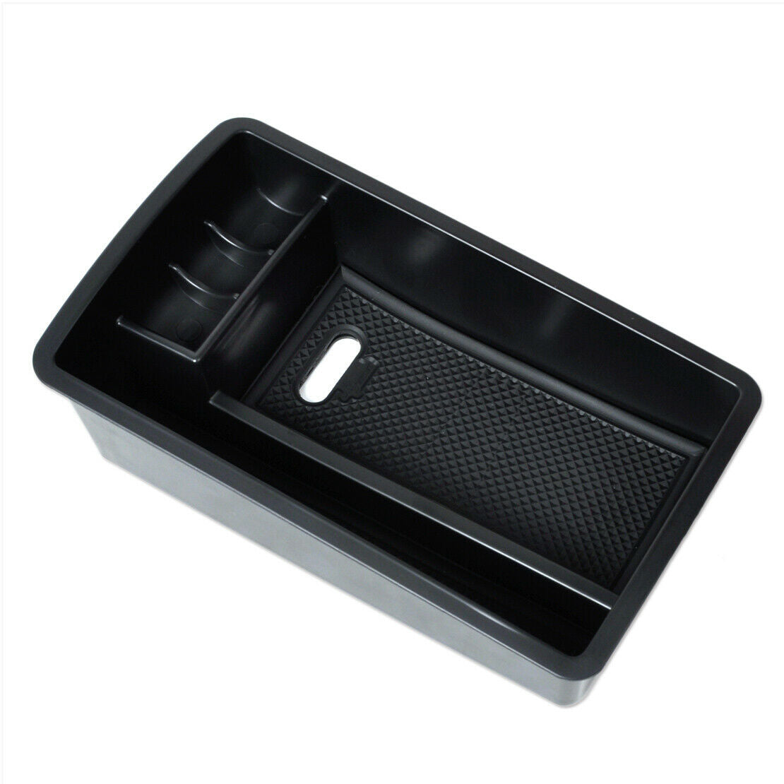 Black Console Armrest Storage Secondary Glove Box Fit for 2013-2015 Audi A3 An