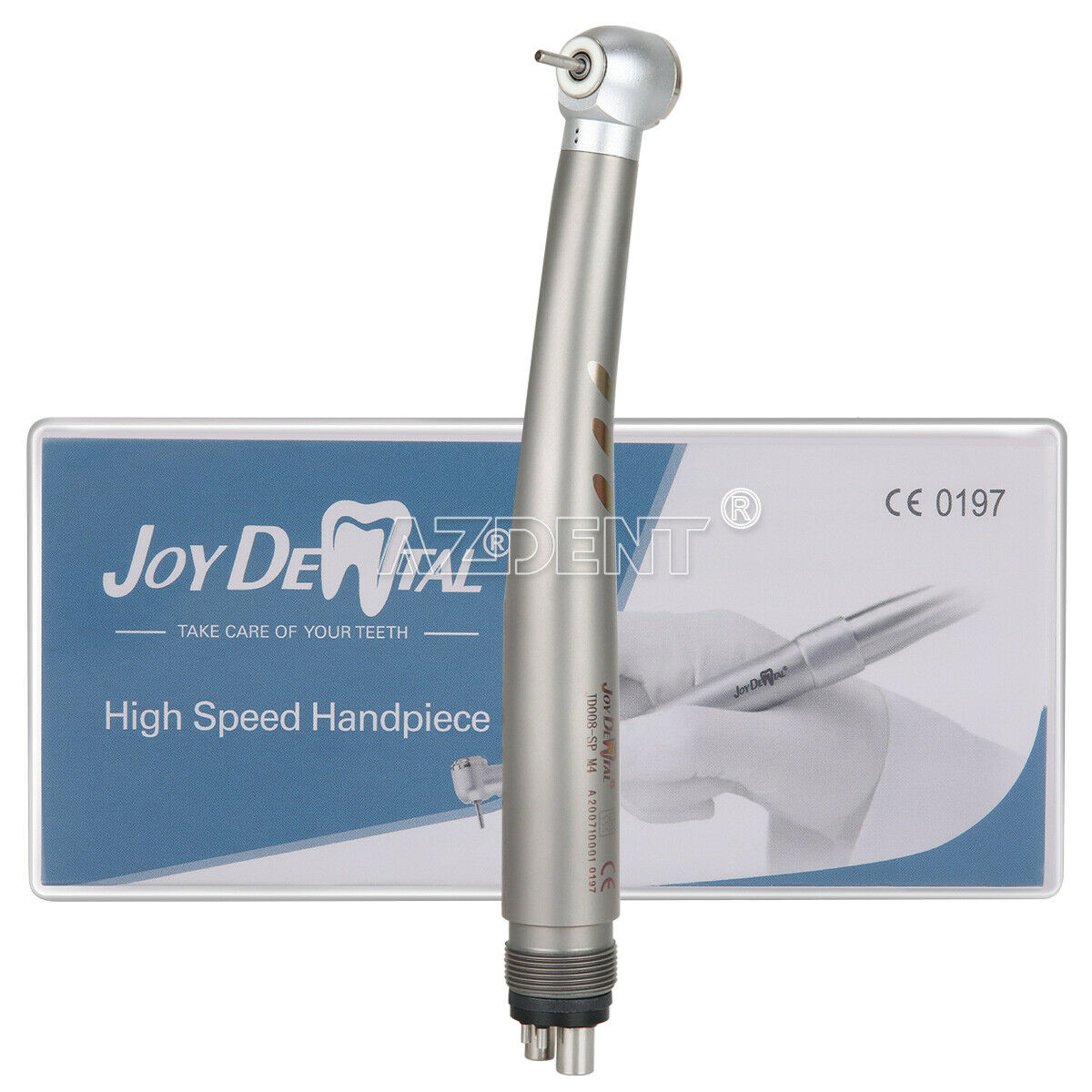 3Pcs Dental E-generator Shadowless Ring LED High Speed Ceramic Handpiece M4